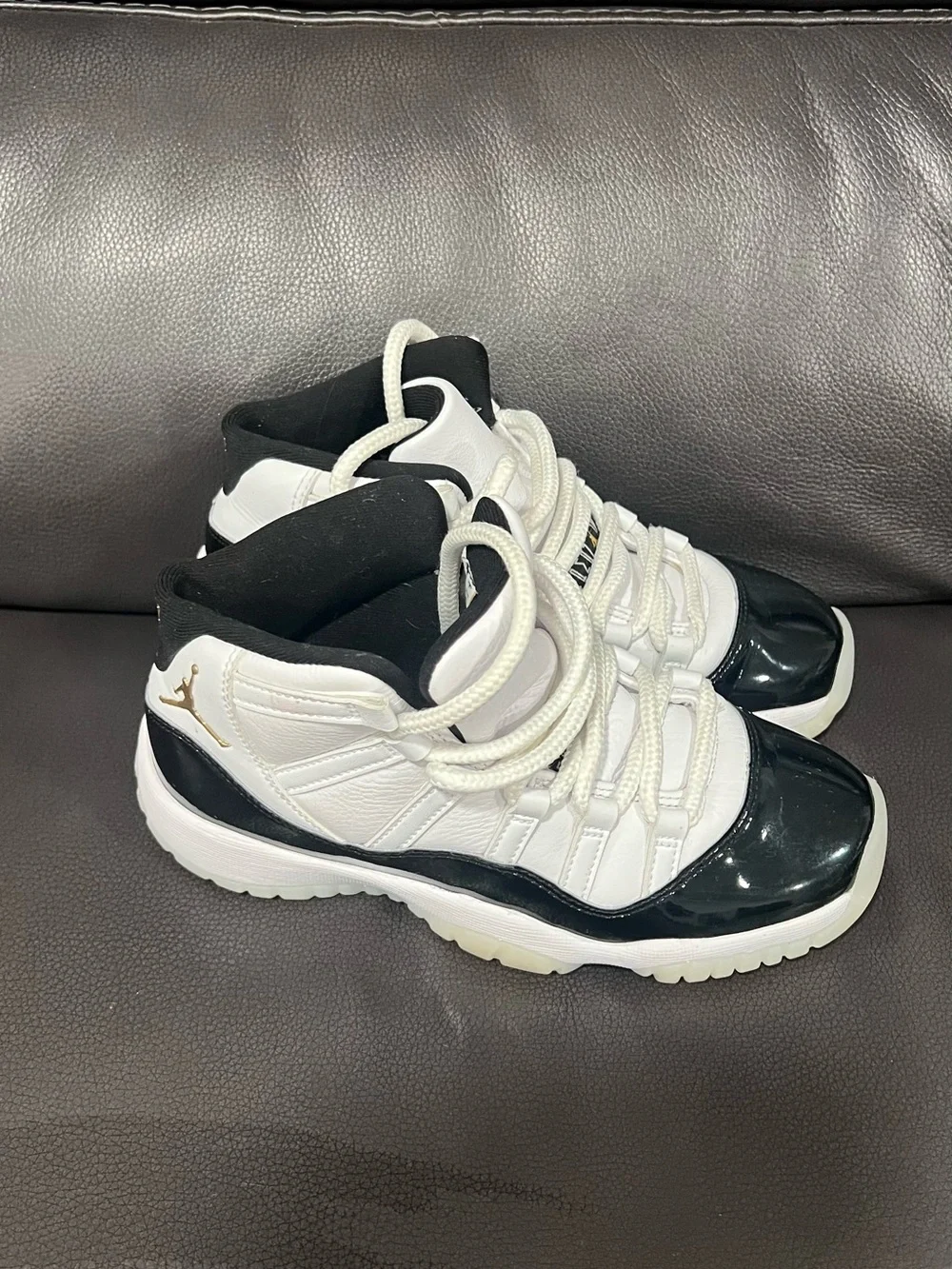 Nike Kids Jordan 11 worn once indoors for a few hours. Like new!